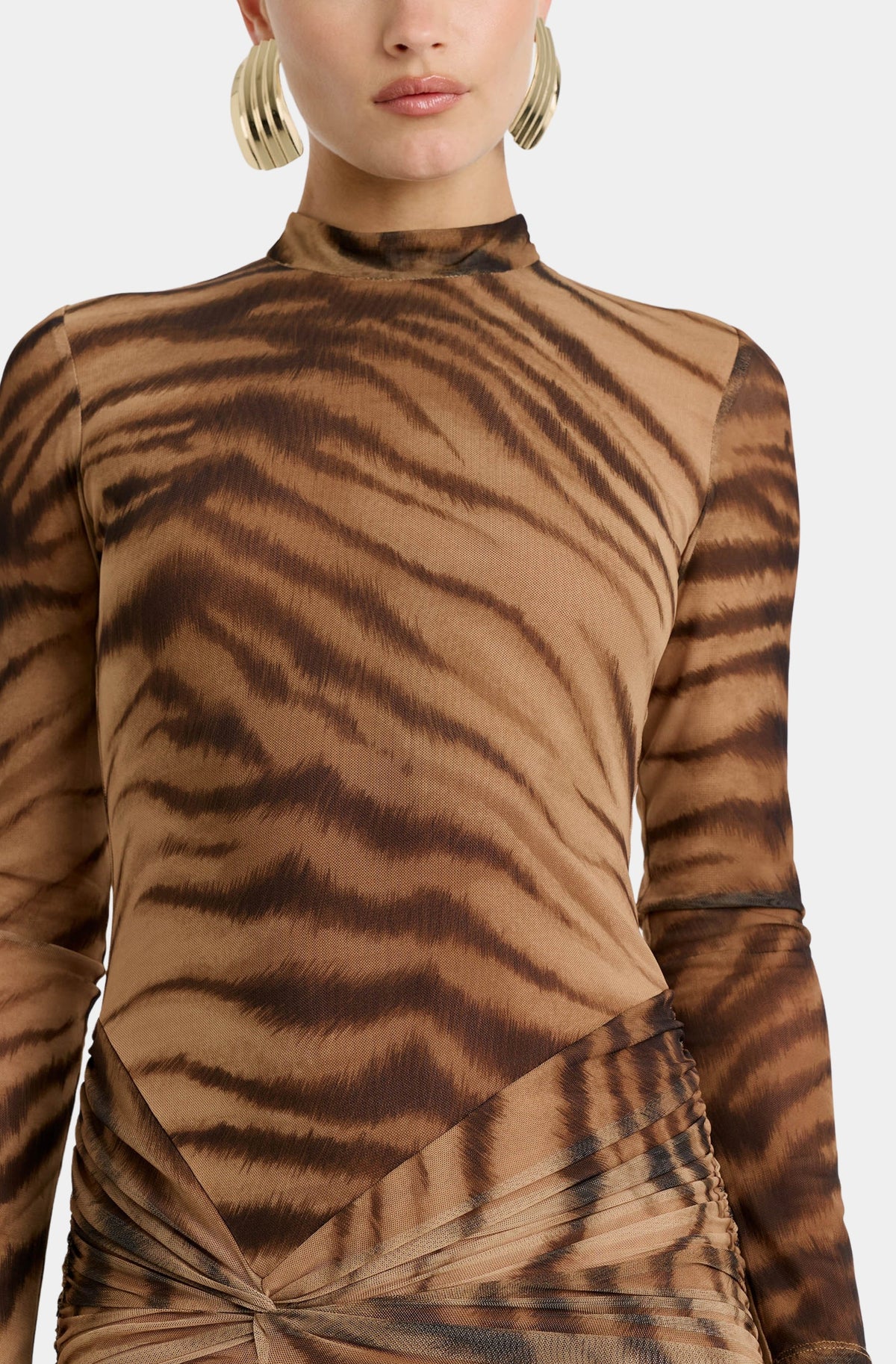 PRE ORDER: Lea Printed Mesh Dress