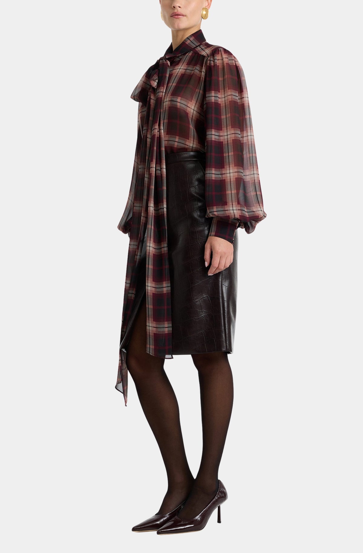 PRE ORDER: Cecile Neck Tie Shirt