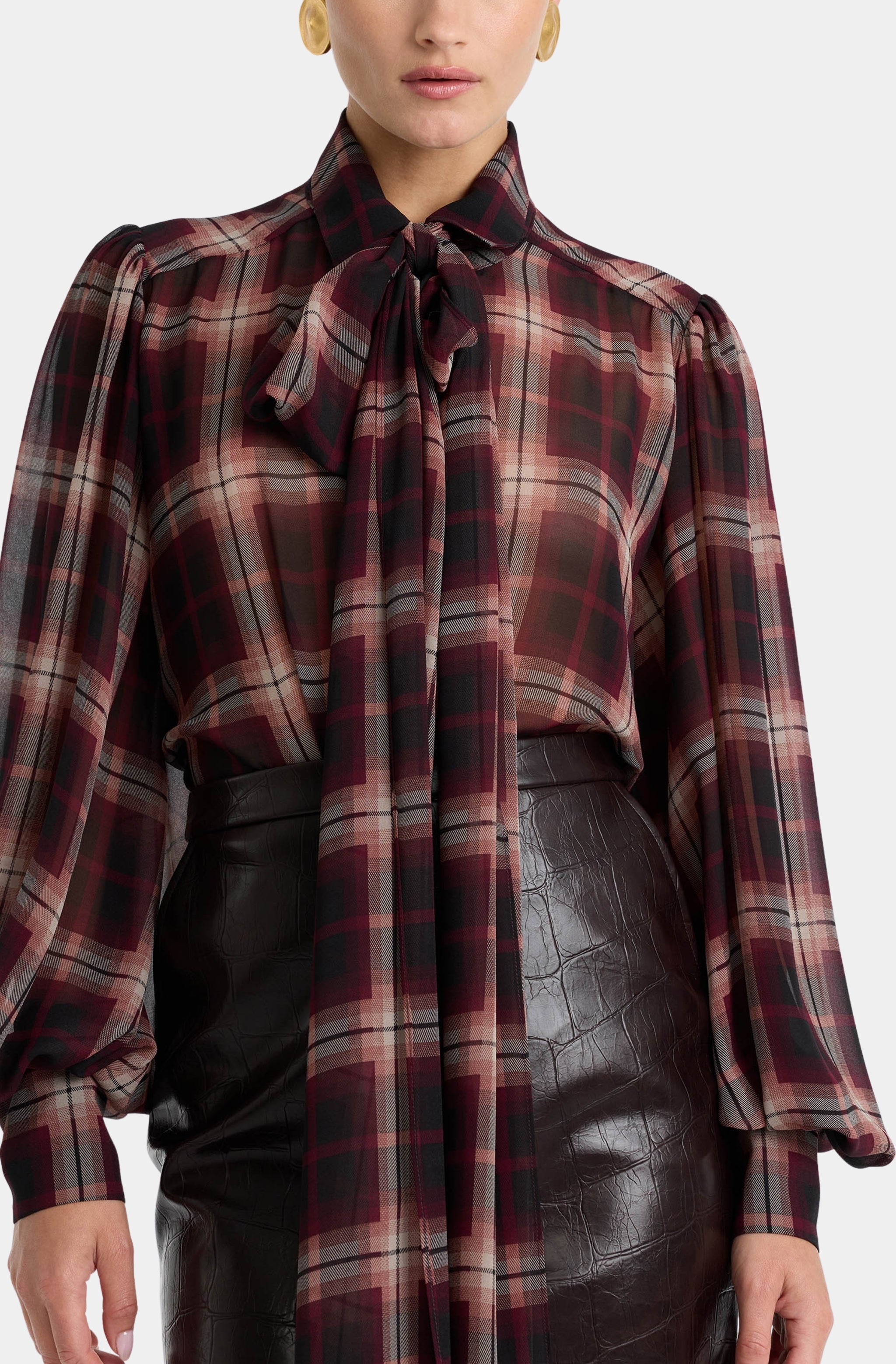 PRE ORDER: Cecile Neck Tie Shirt