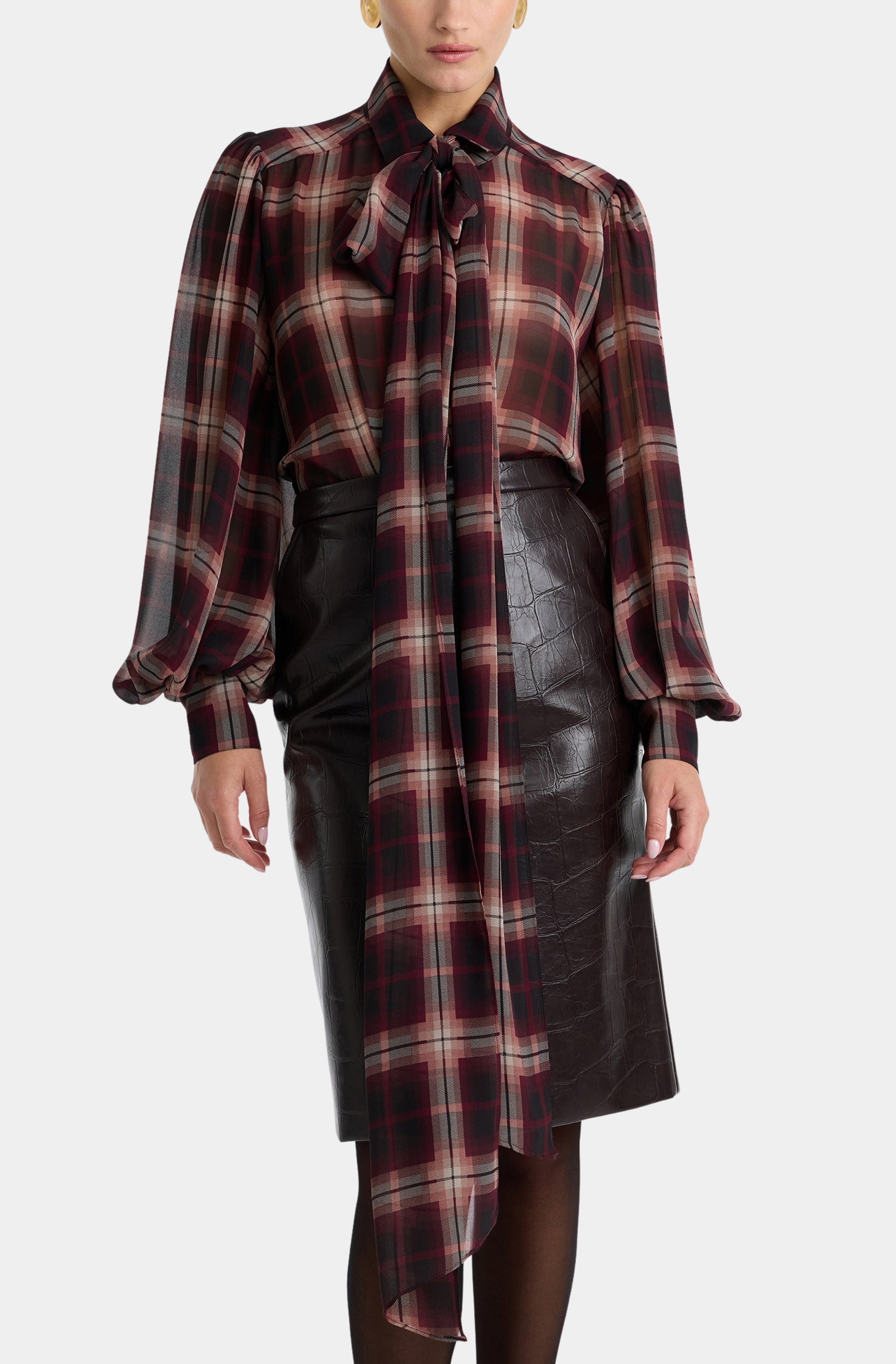 PRE ORDER: Cecile Neck Tie Shirt