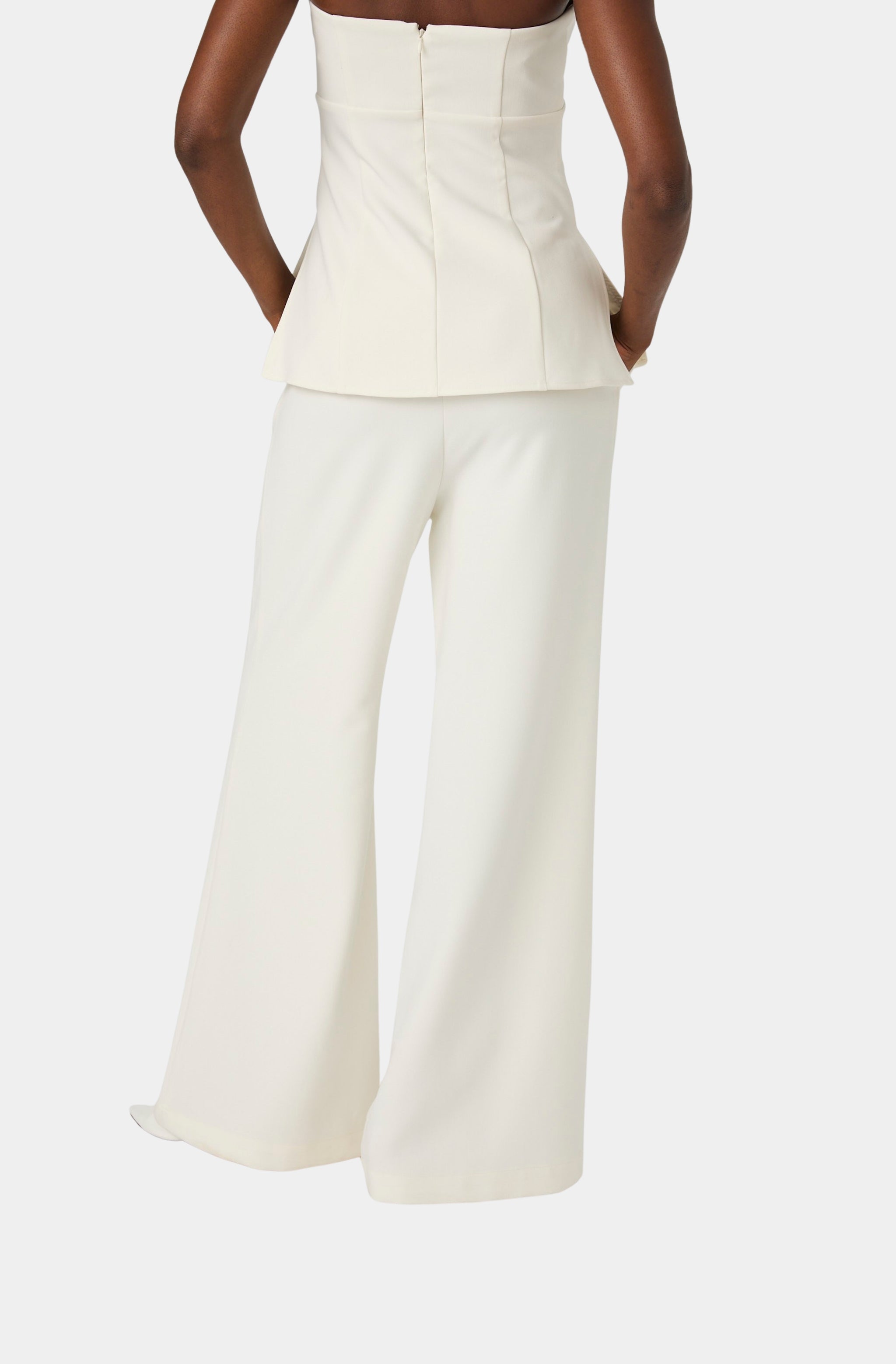 Azra Twill Pleated Trouser