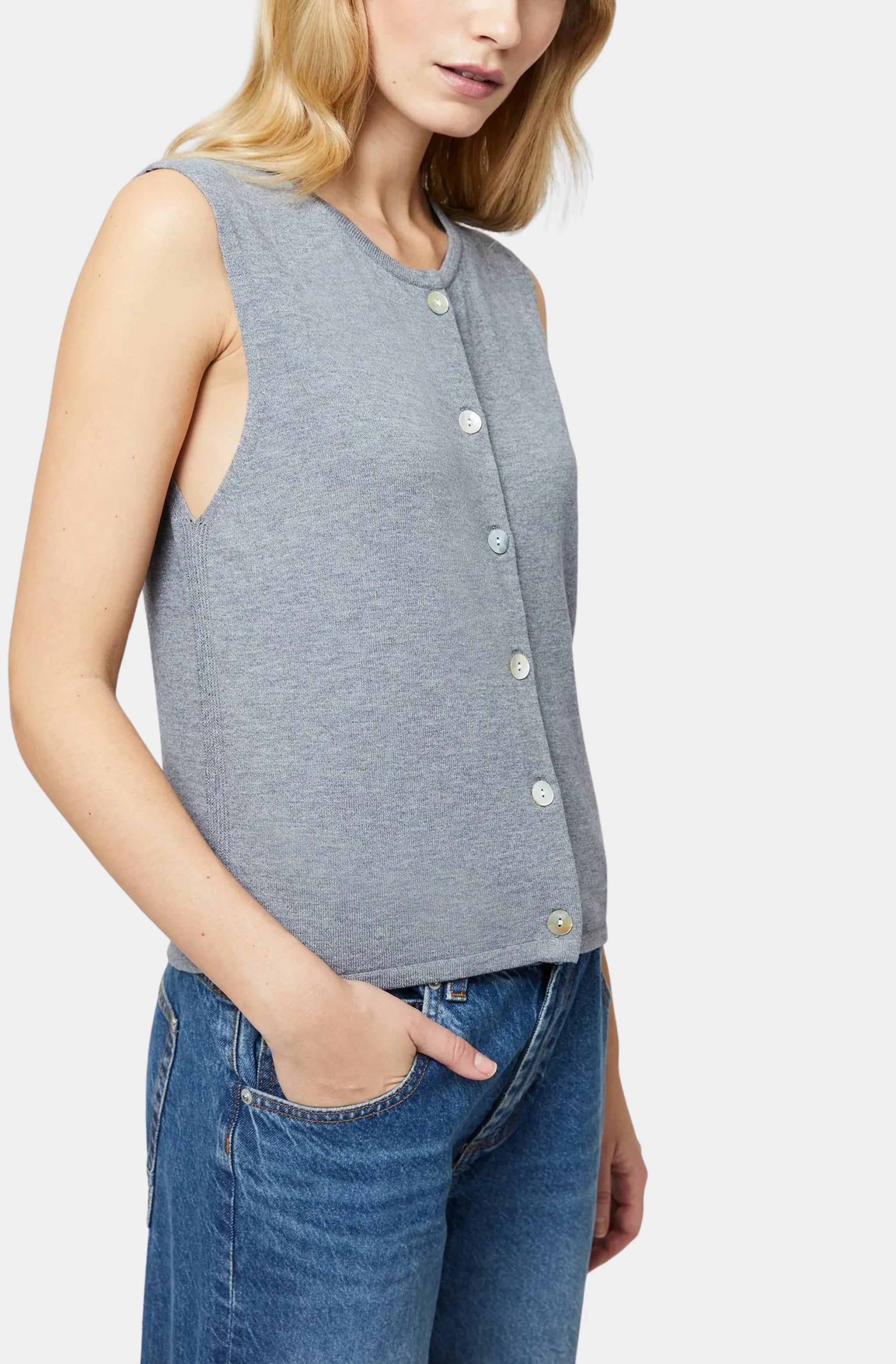 Cosysoft Buttoned Sweater Vest