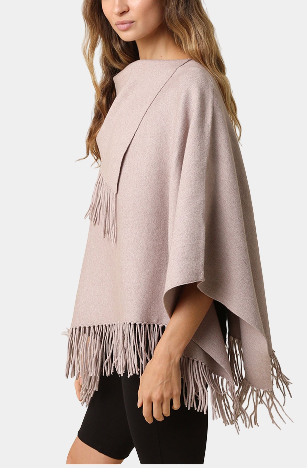 Marzella Sweater in Light Mocha — angle view