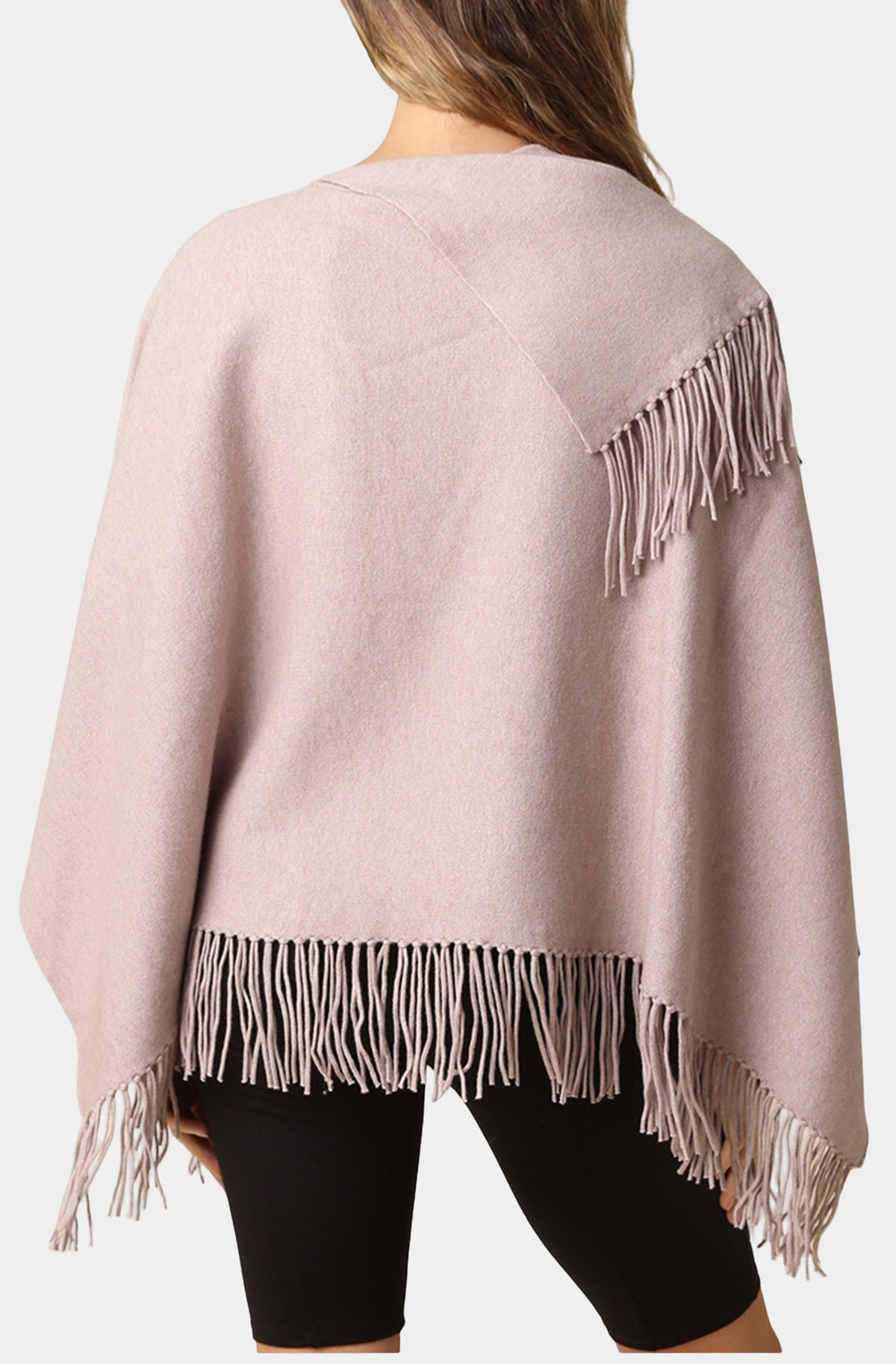 Marzella Sweater in Light Mocha — back view
