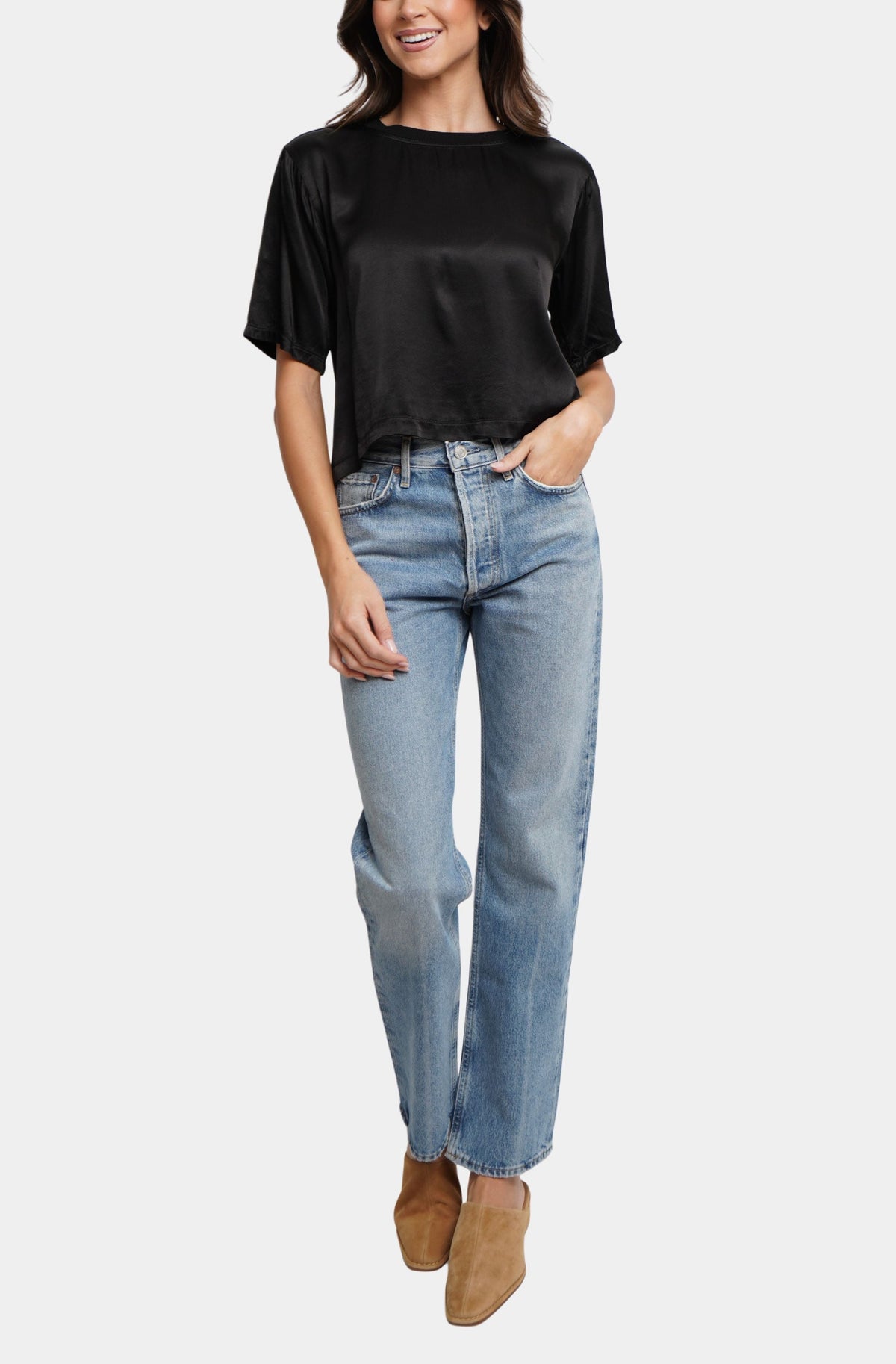 Boxy Crop Tee