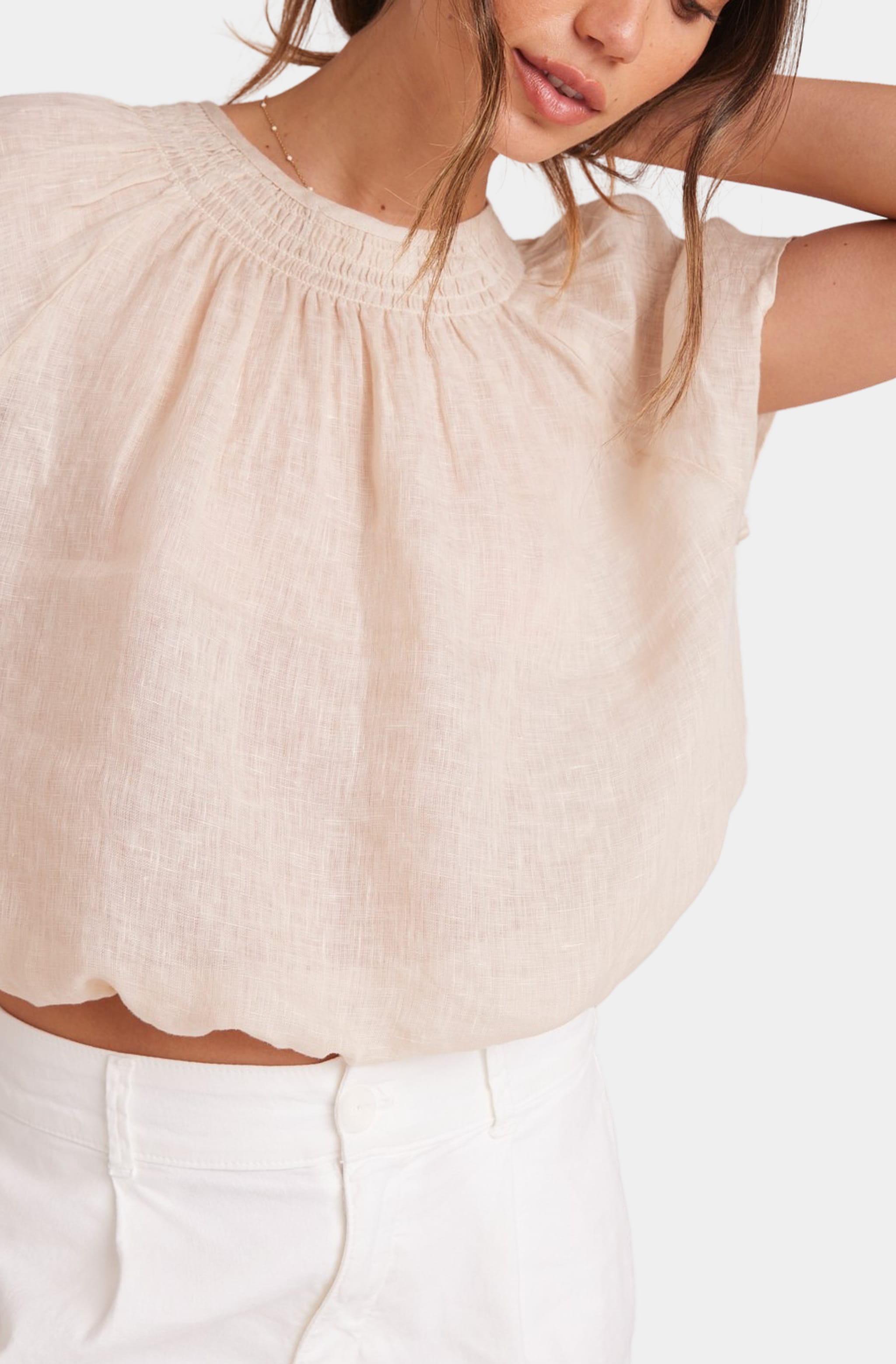 Versatile Smocked Tie Top