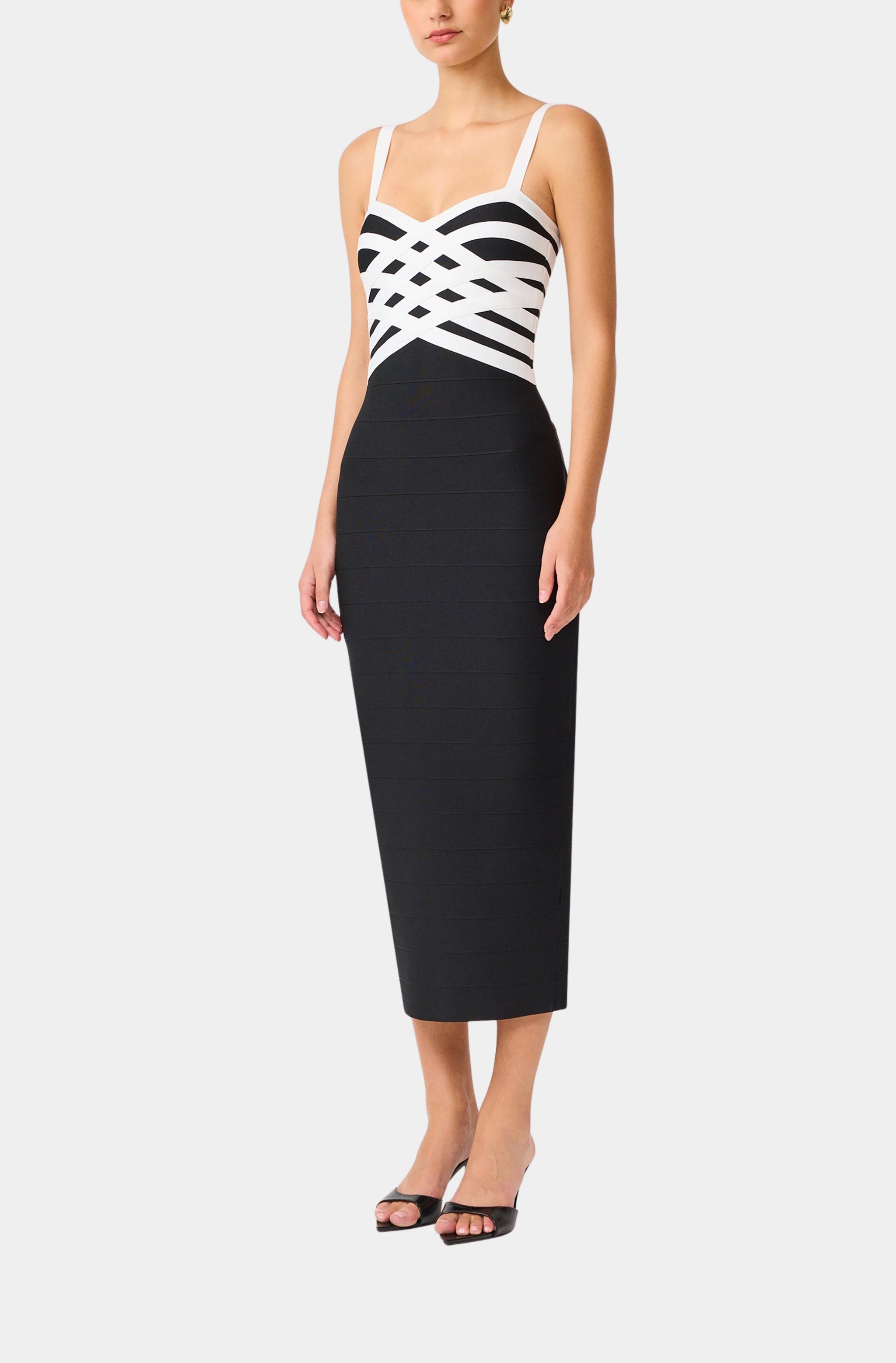 Ninette Strap Column Midi Dress