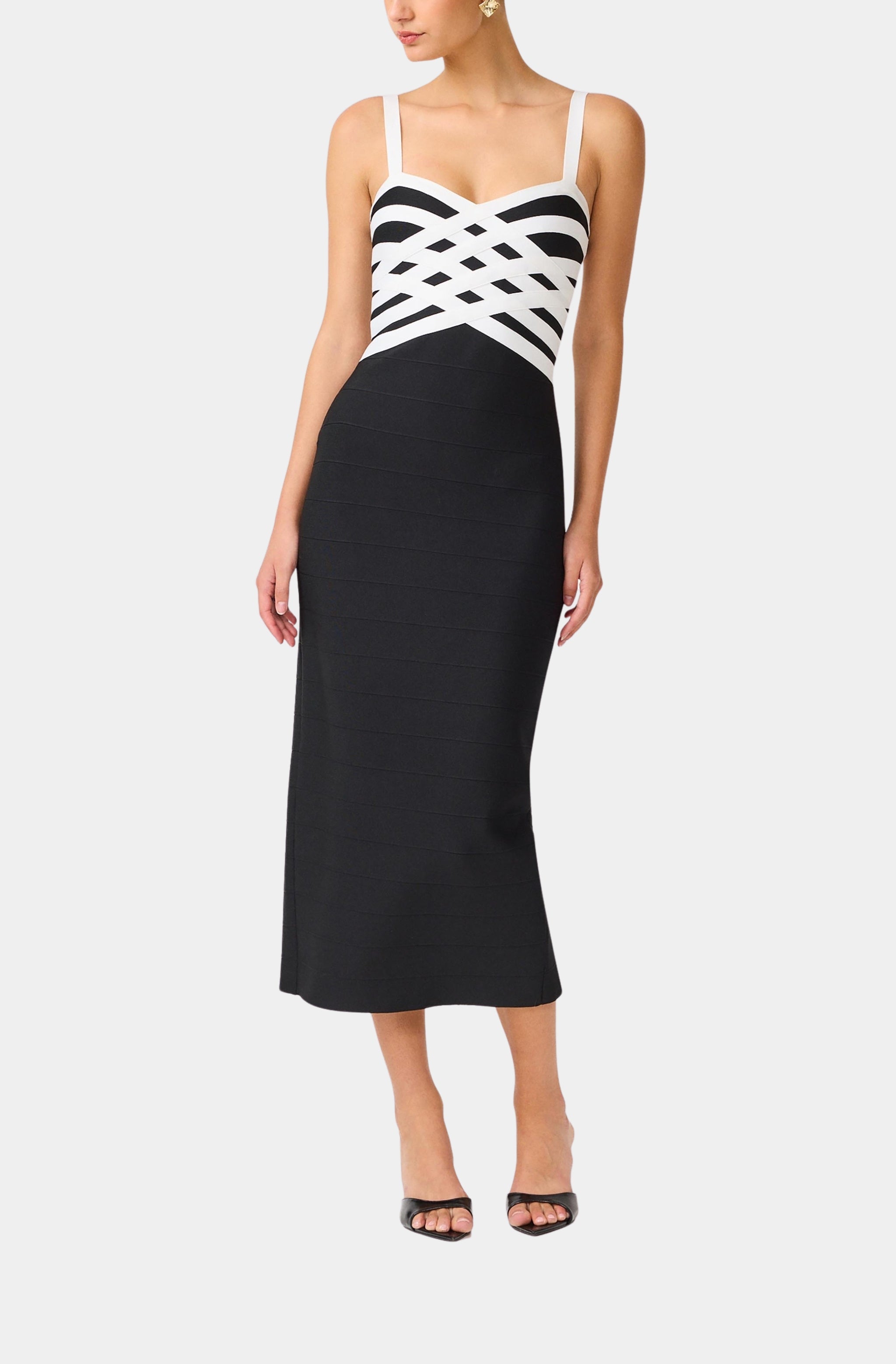 Ninette Strap Column Midi Dress