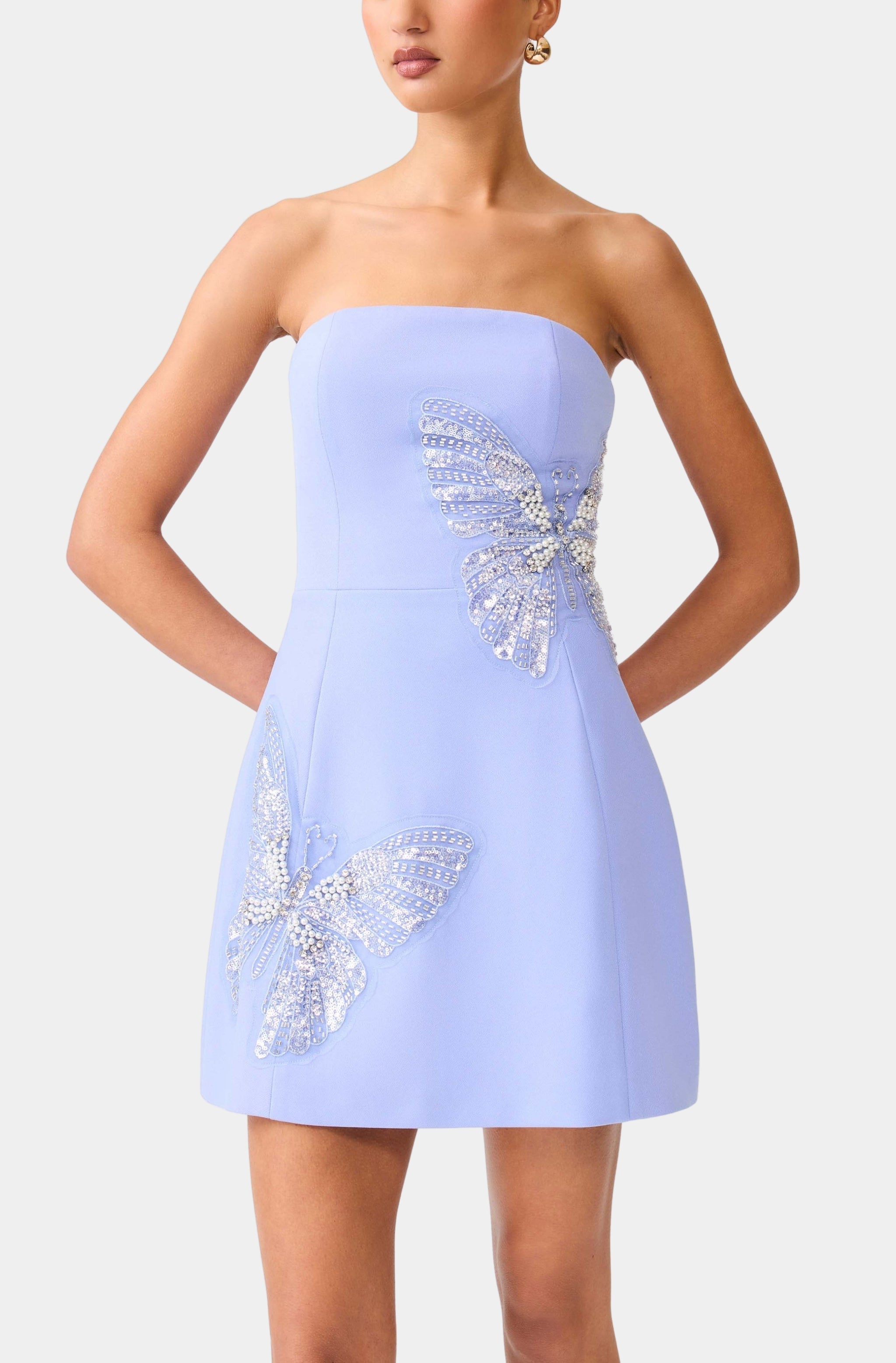 Mira Strapless Mini Dress