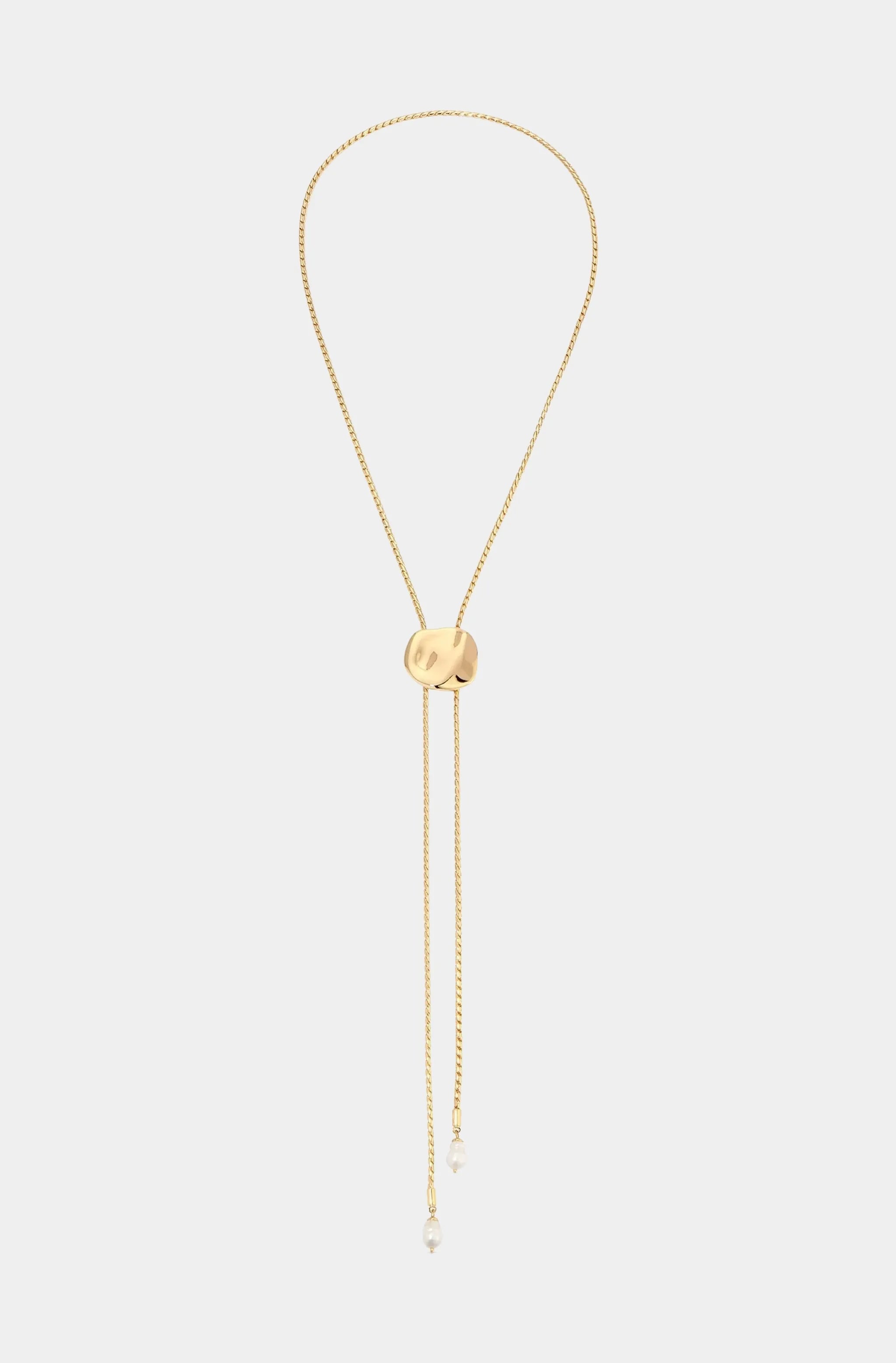 Liquid Luxe Bolo Necklace