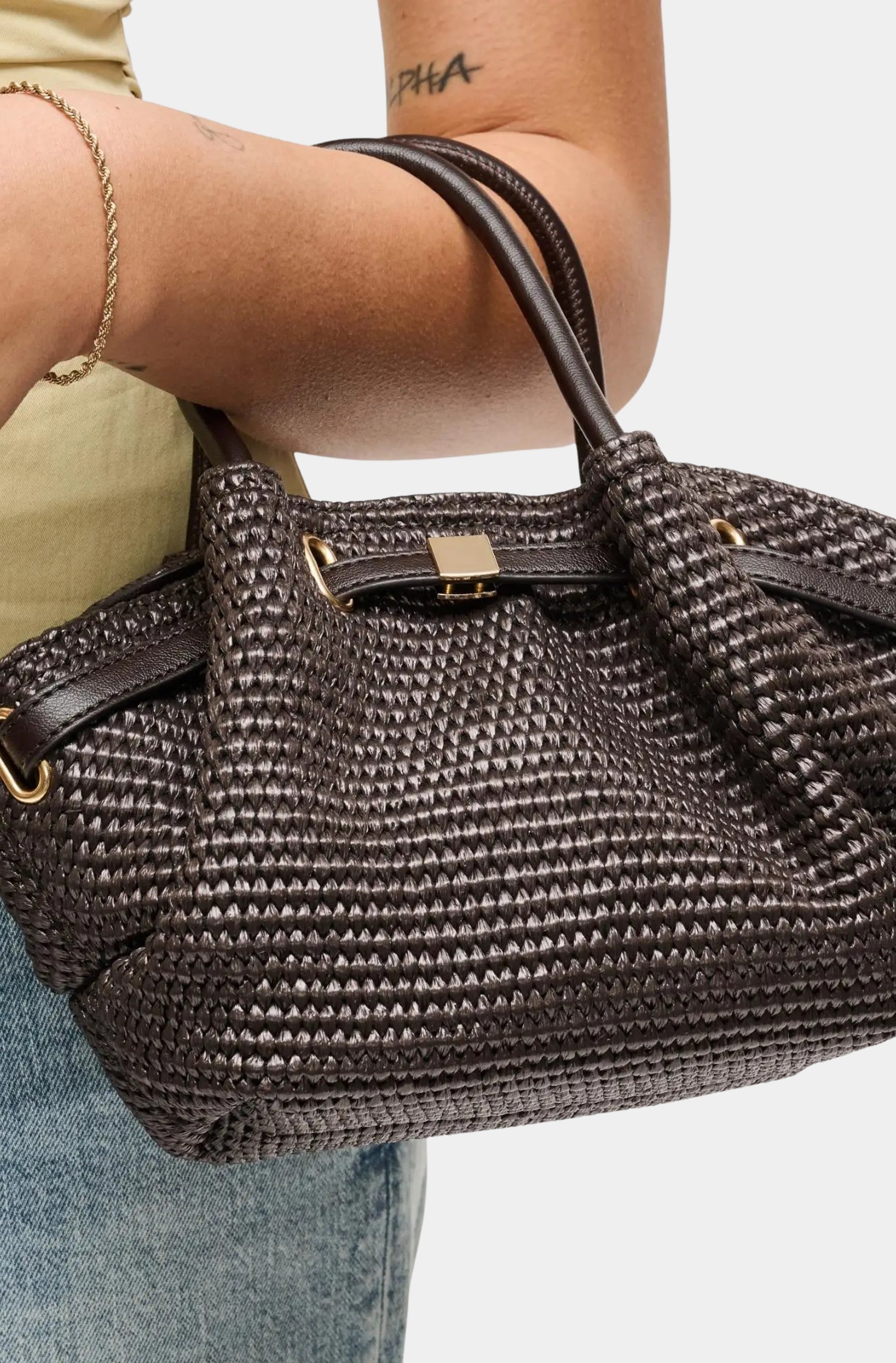 Selena Straw Crossbody