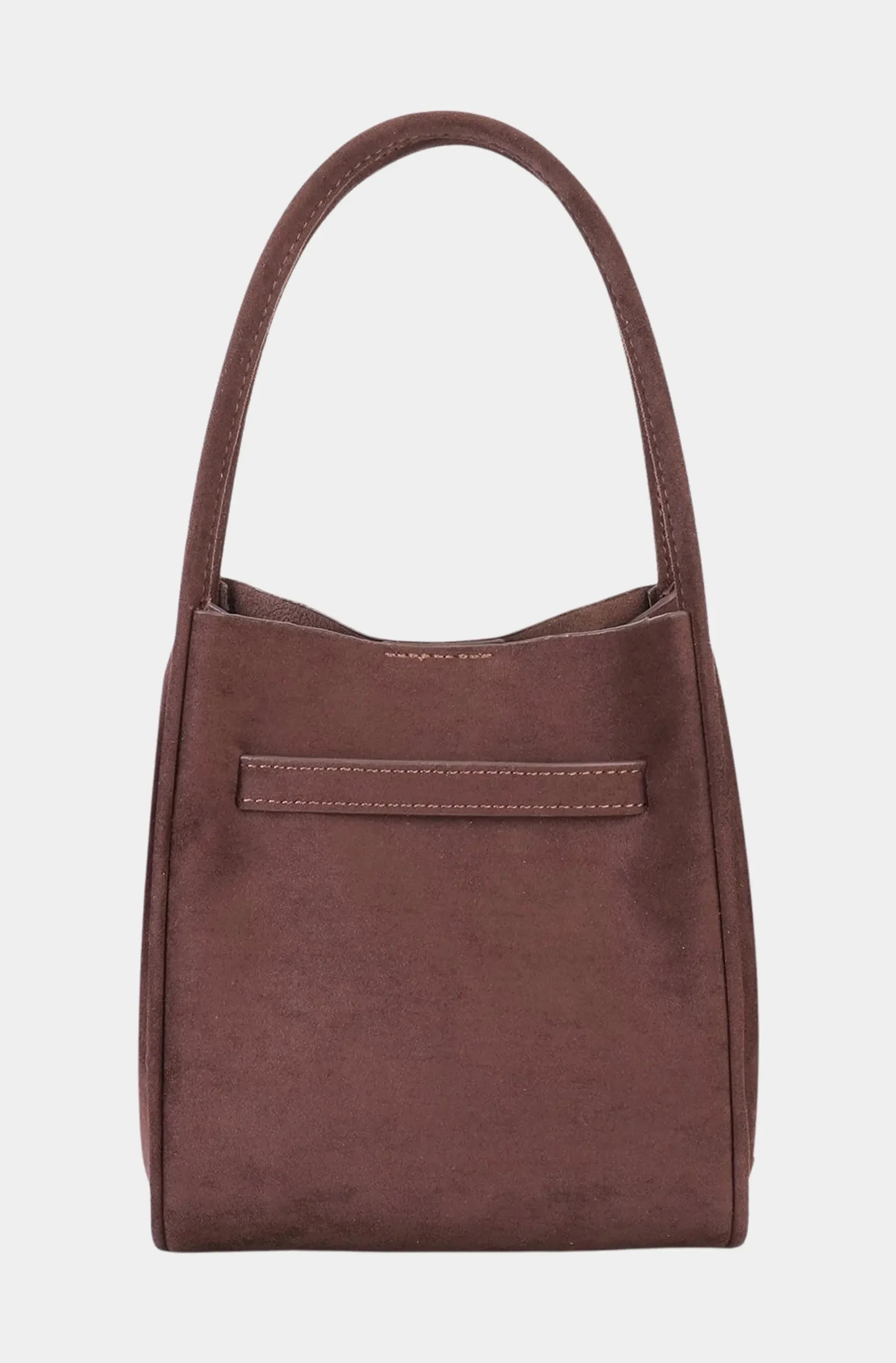 Hollace Mini Tote Faux Suede Buckle Bag