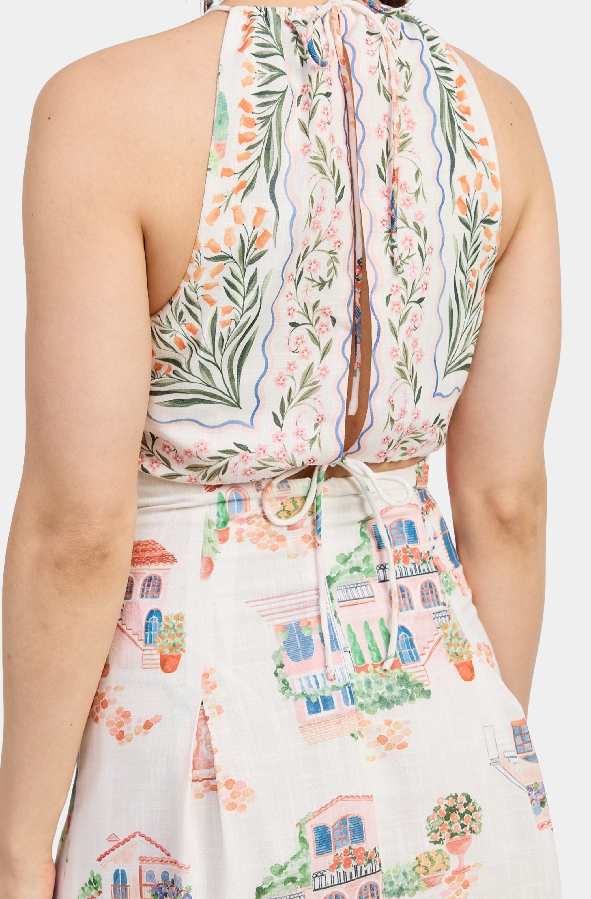Alaia Linen Maxi Dress
