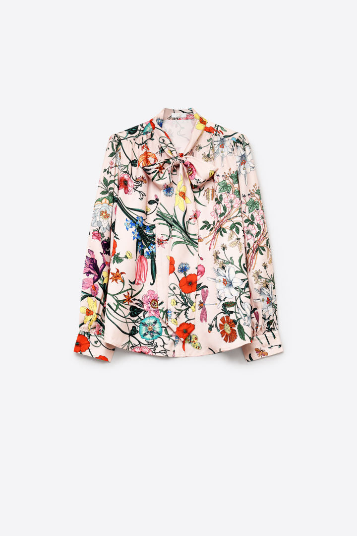 Poppy Tie Blouse