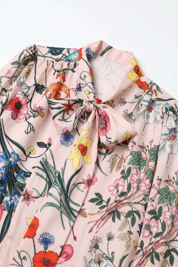 Poppy Tie Blouse
