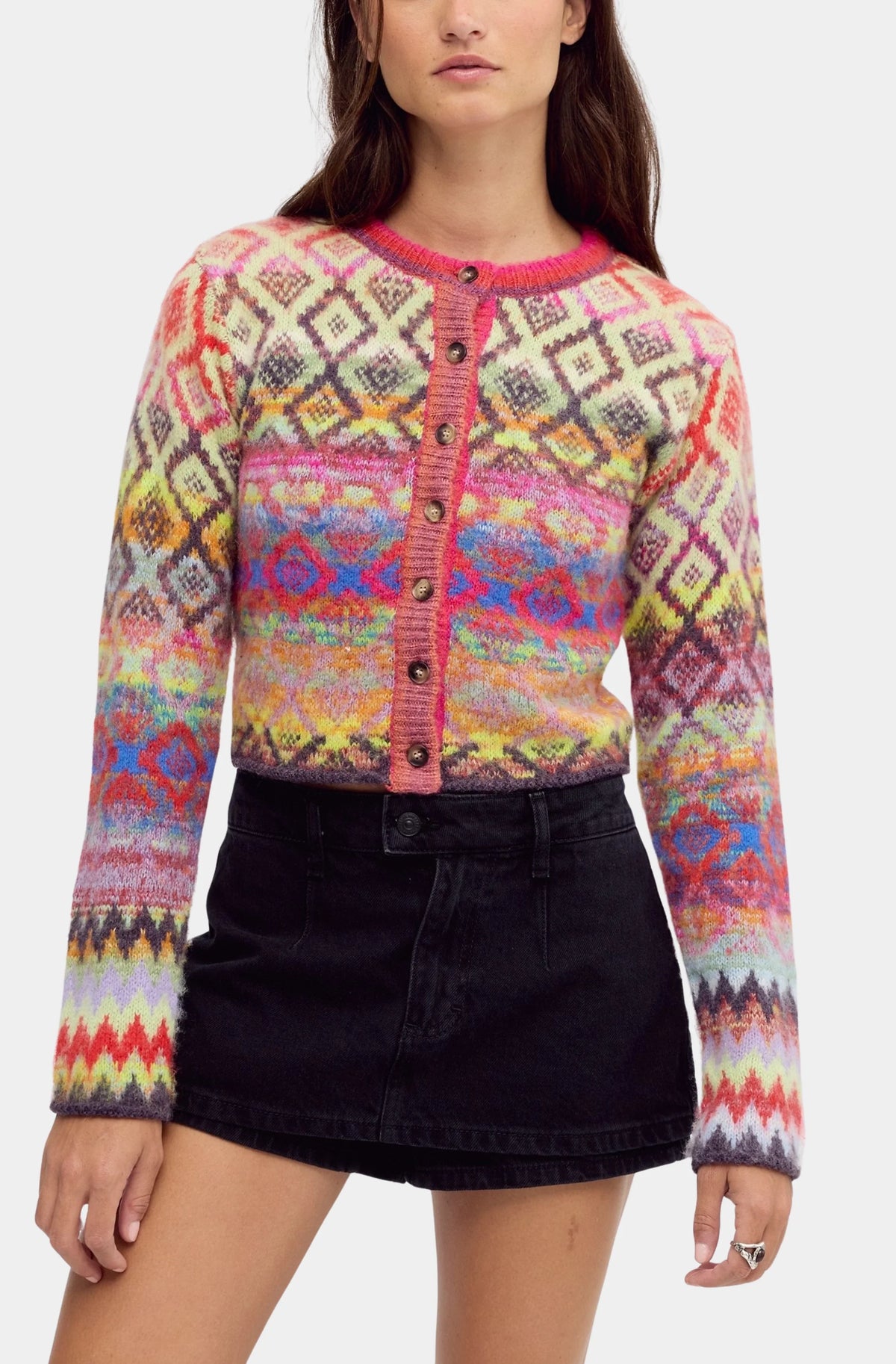 Skye Patterned Cardigan