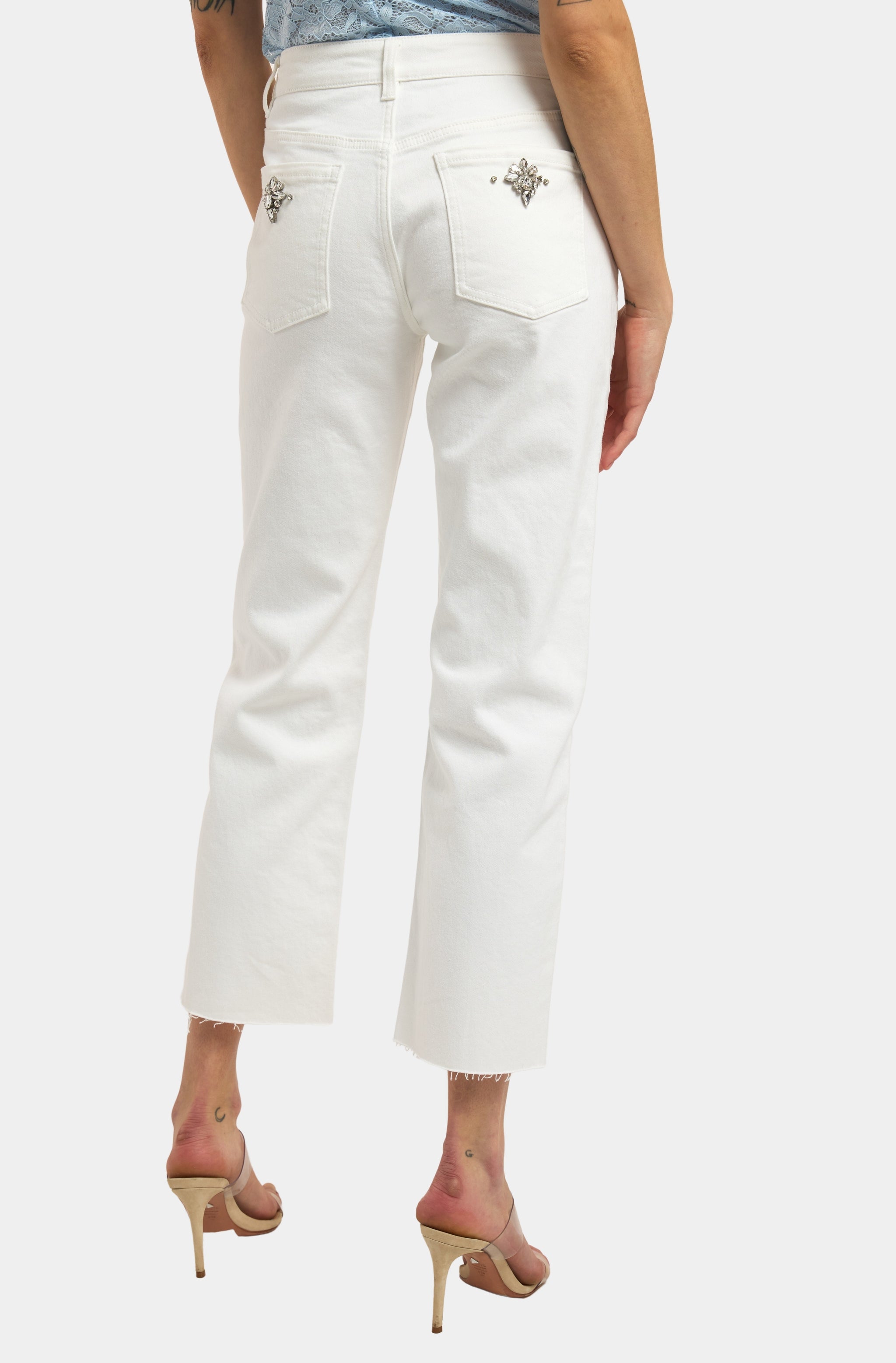 Carolyn Crystal Denim Pants