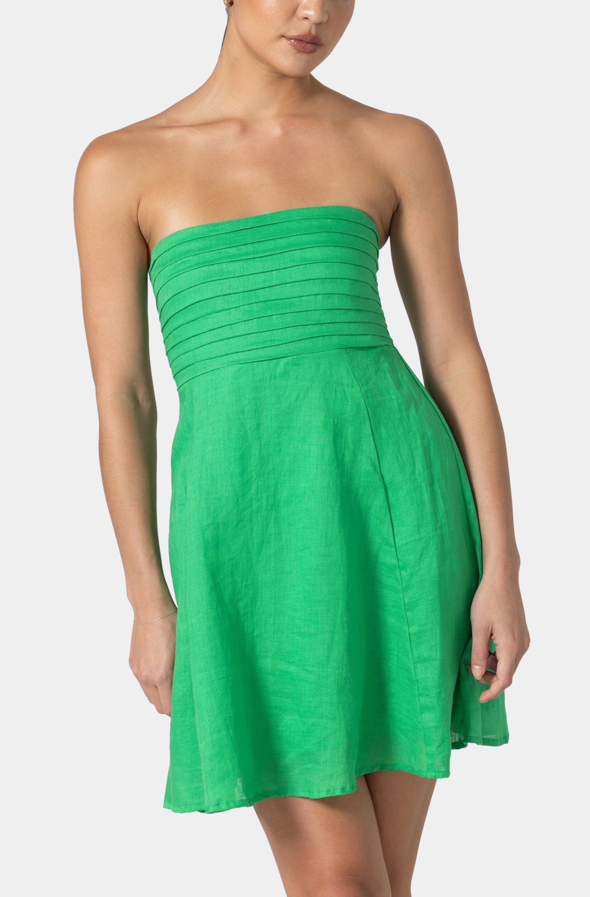 Talia Linen Mini Dress