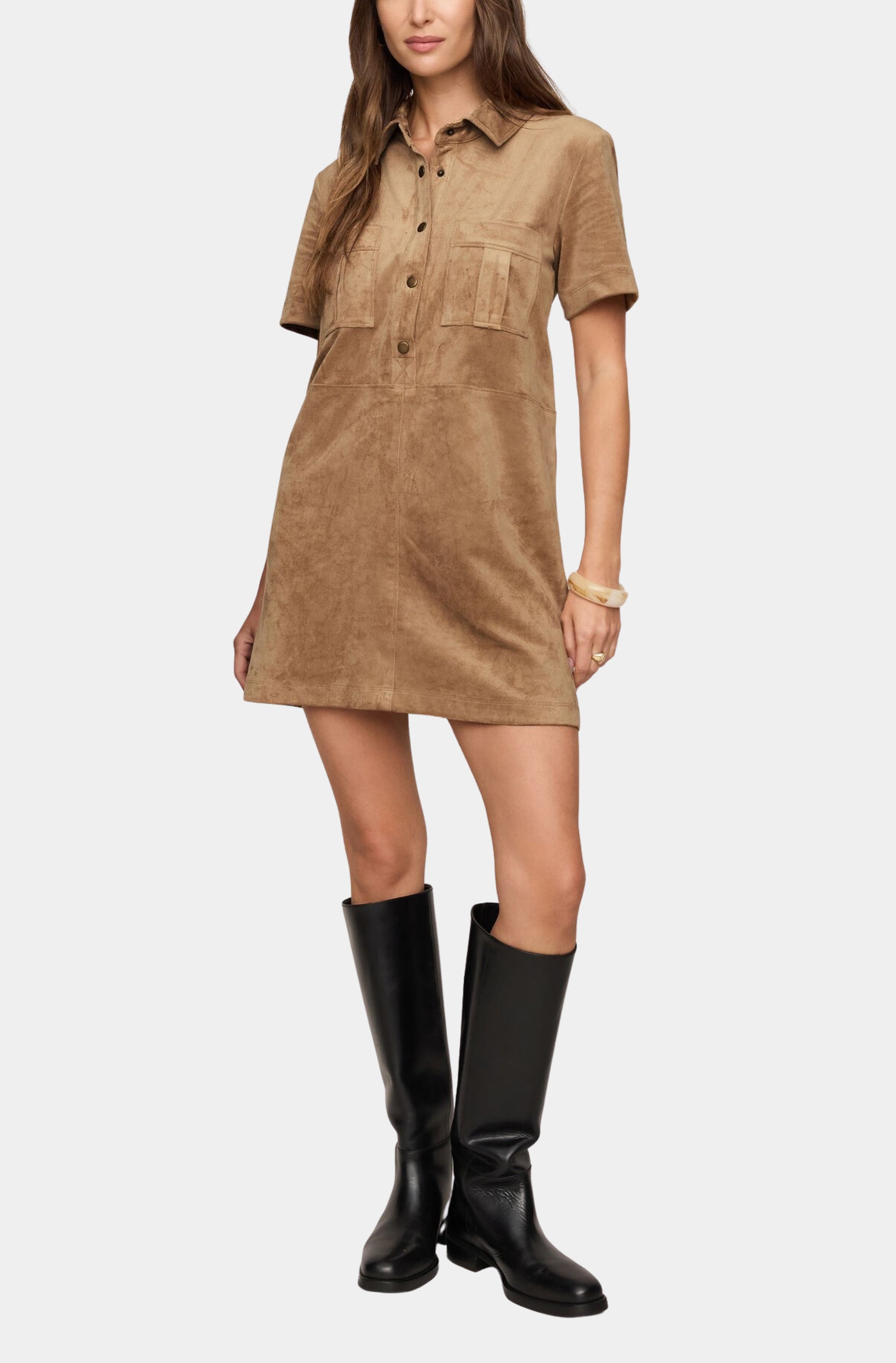 Leone Suede Mini Dress