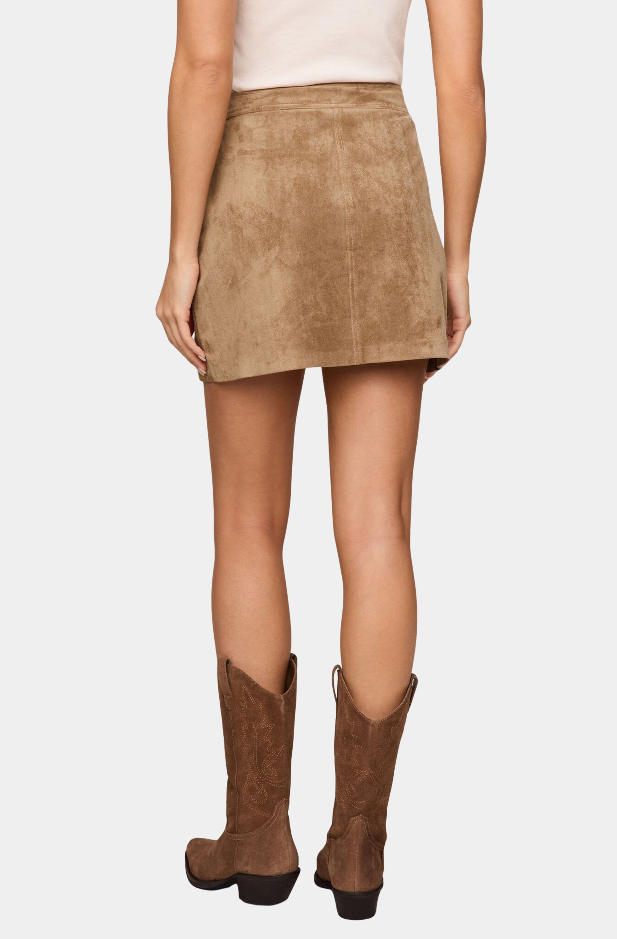Perri Suede Mini Skirt
