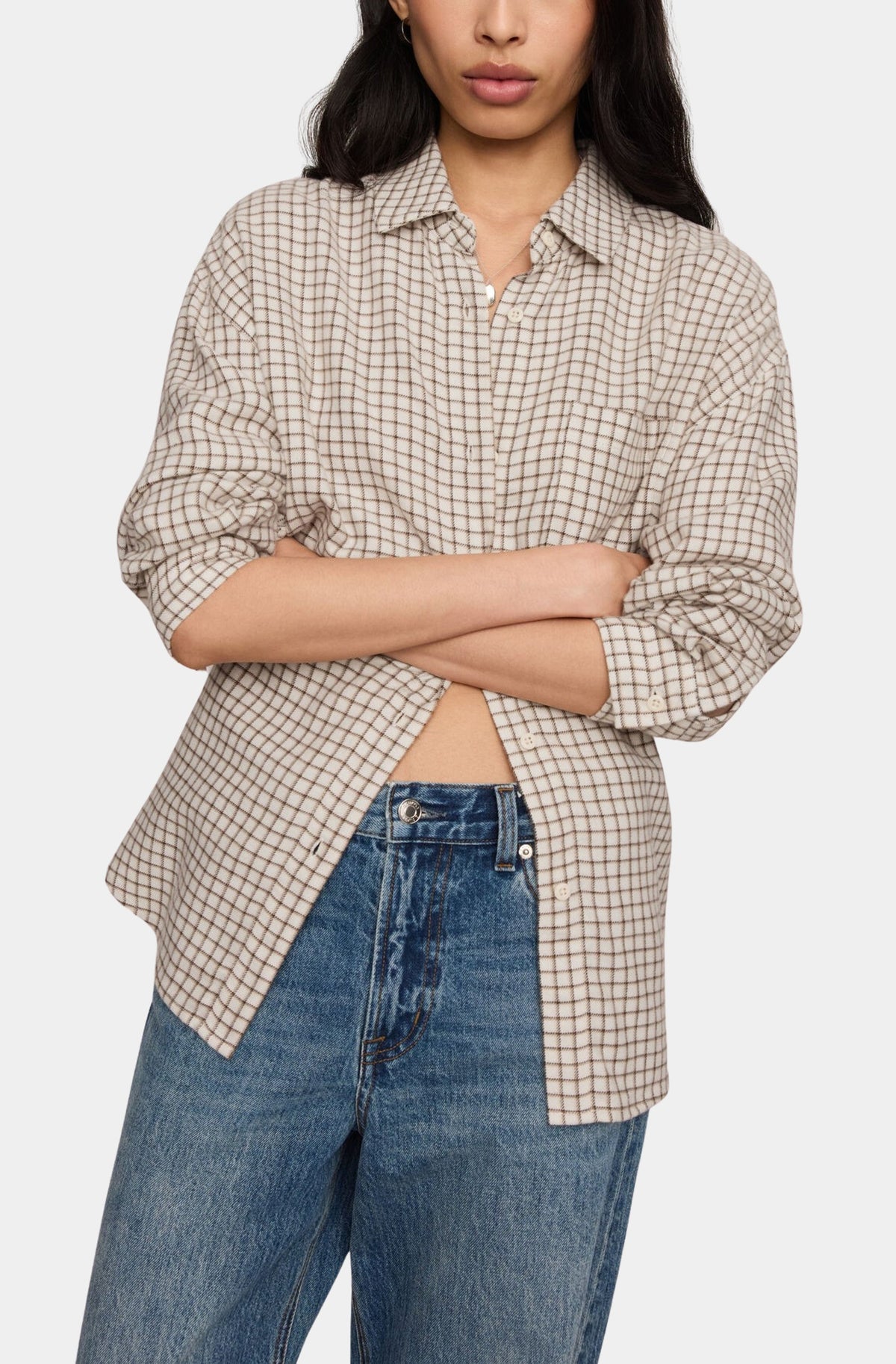 River Plaid Button Up