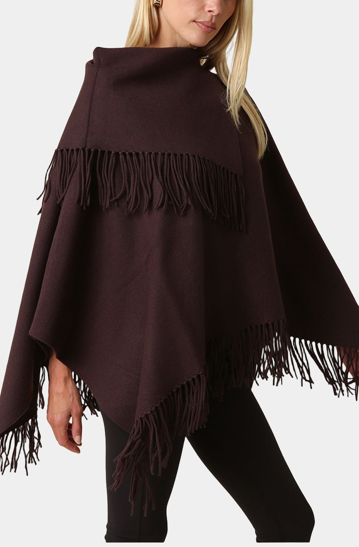 Marzella Sweater in Brown — angle view