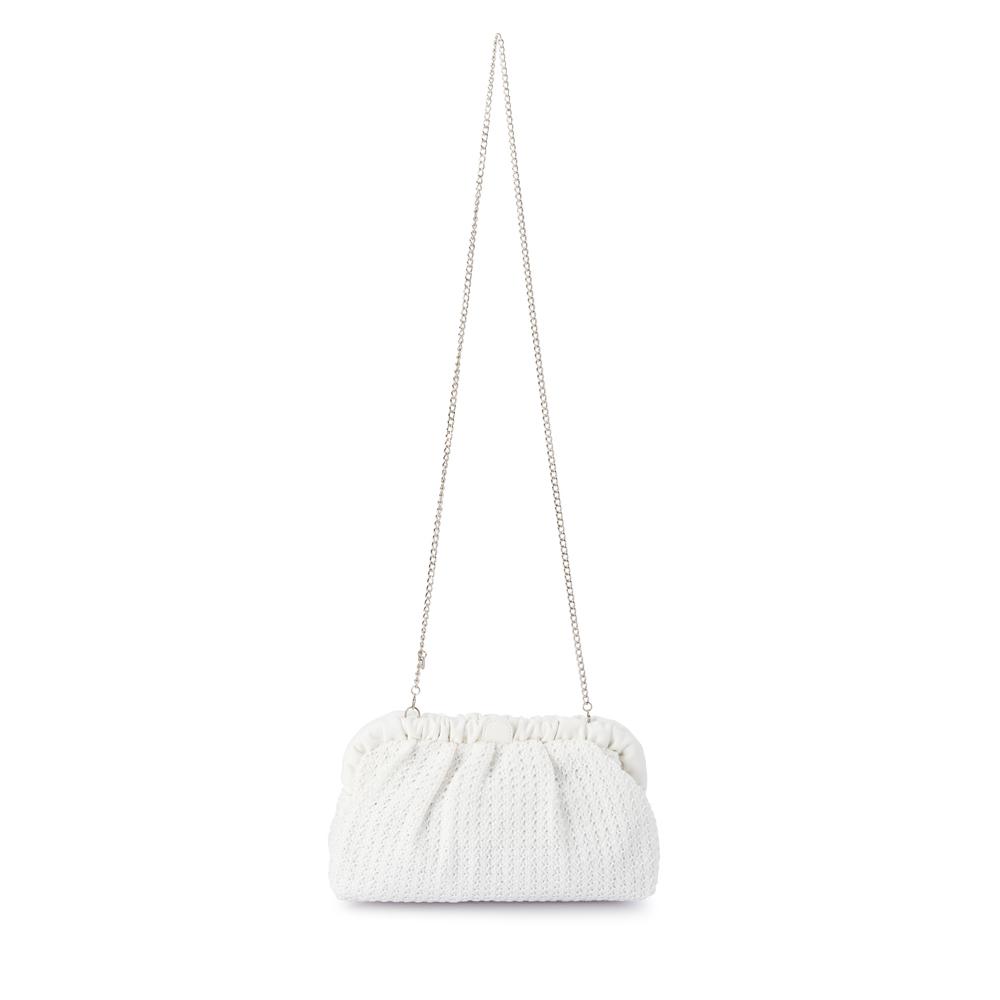 Amalia Pleated Woven Clutch