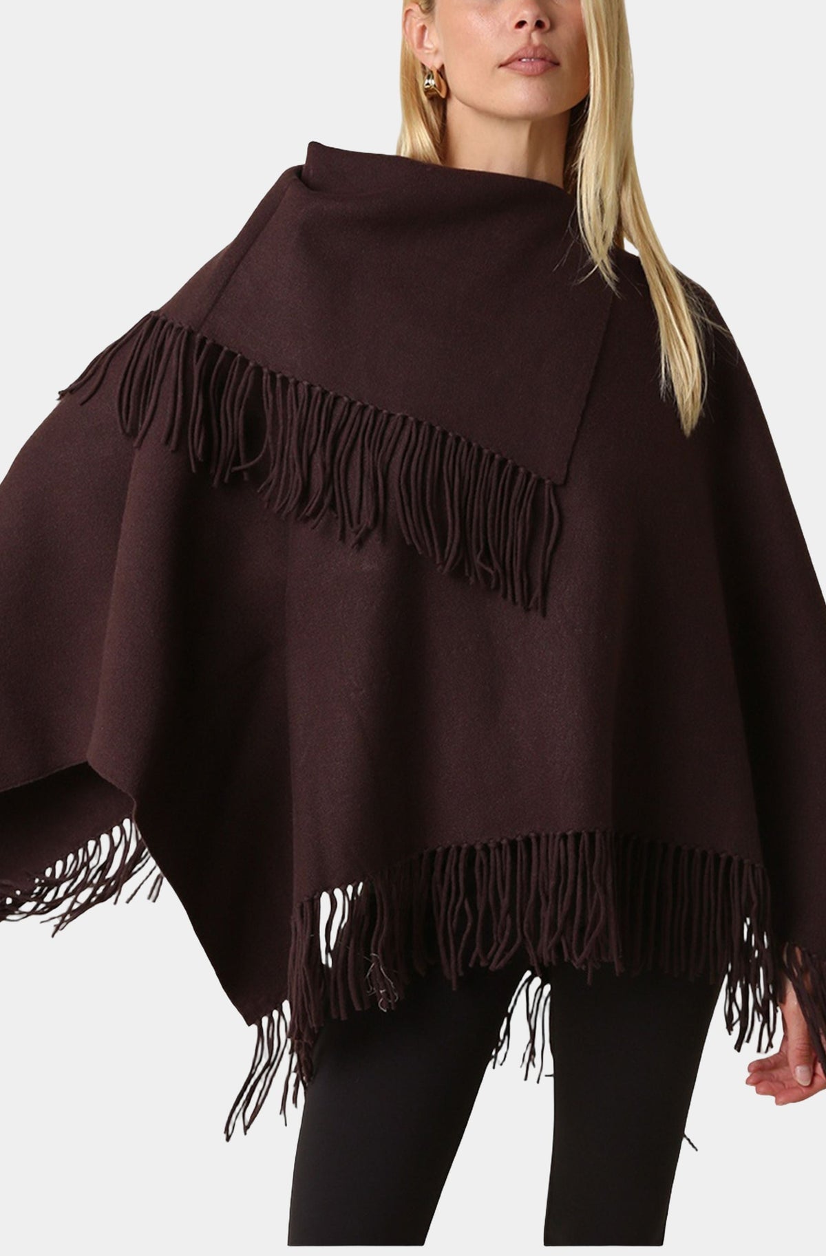 Marzella Sweater in Brown — front view