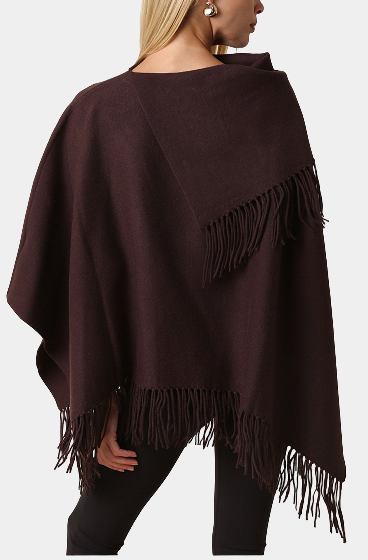 Marzella Sweater in Brown — back view