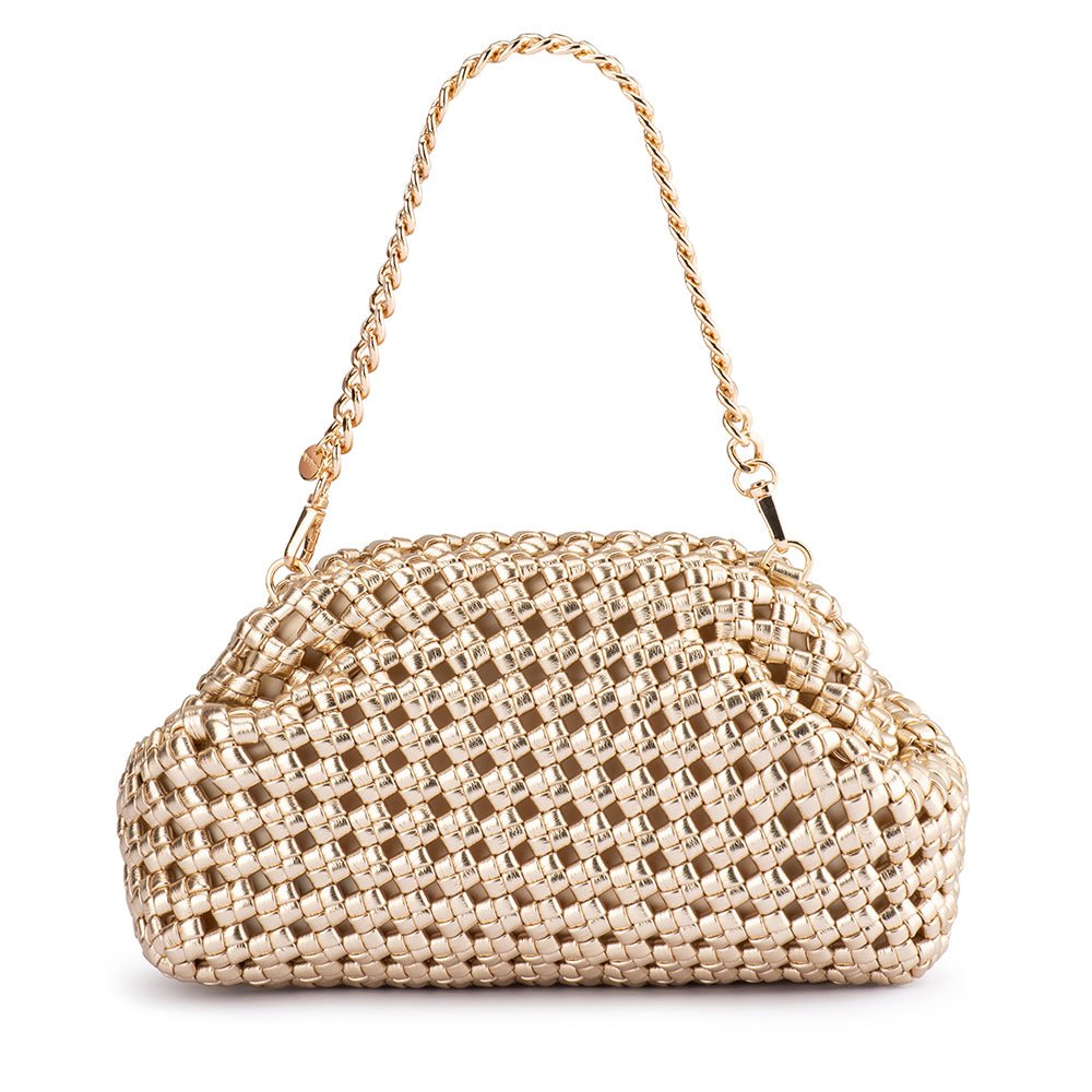 Everly Hand Woven Clutch